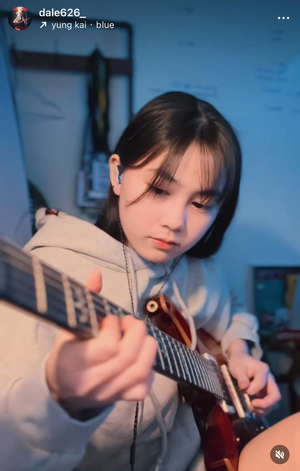 謝霆鋒演唱會2025|17歲女結他手Dale IG Followers急升至3.1萬。