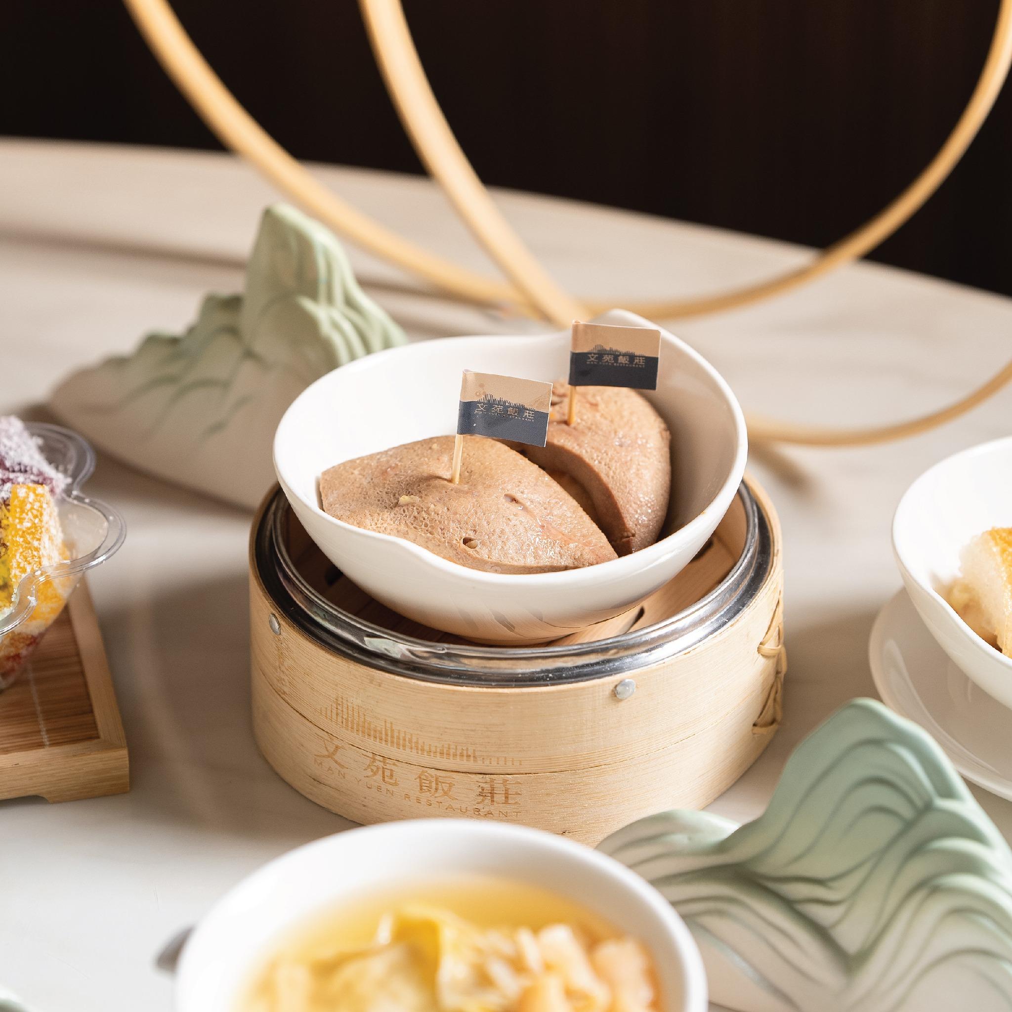 傳統點心有豬膶燒賣。(圖片來源:文苑飯莊facebook)