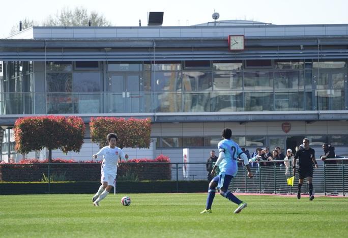 U15國少選拔隊與阿仙奴青訓隊友賽。