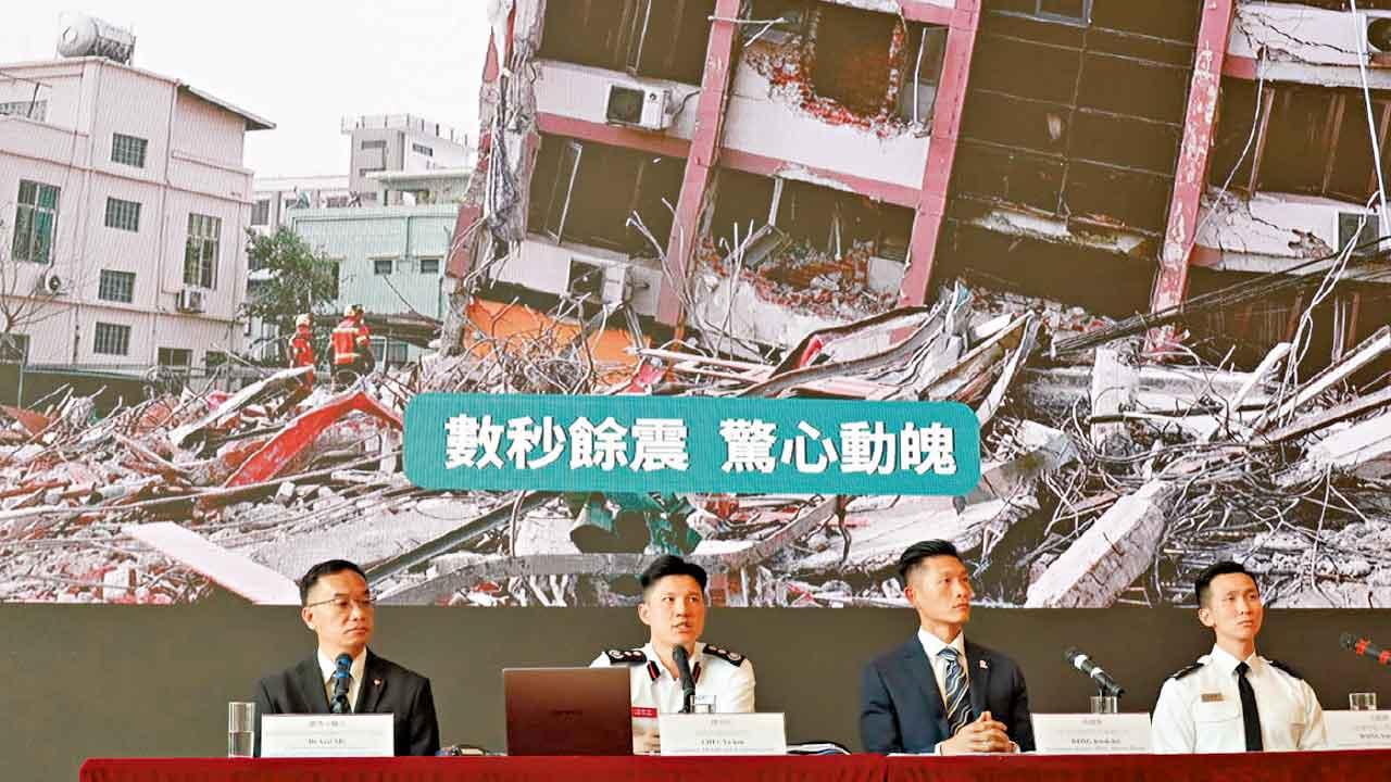 趙汝珏分享救援隊救災的過程