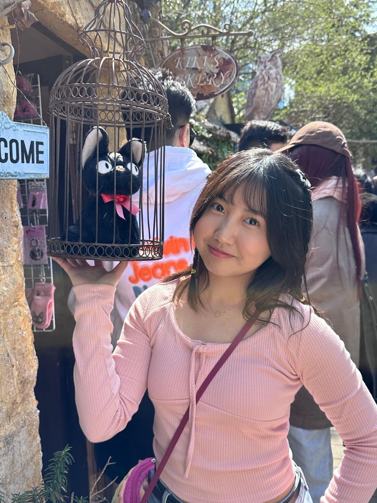 美心妹妹楊鎧凝指日本經常有地震演習,她亦會萬事小心。(facebook@Celine 楊鎧凝)