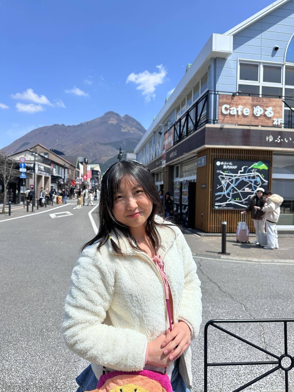 「美心妹妹」Celine楊鎧凝冷靜應對日本地震預言。(facebook@Celine 楊鎧凝)