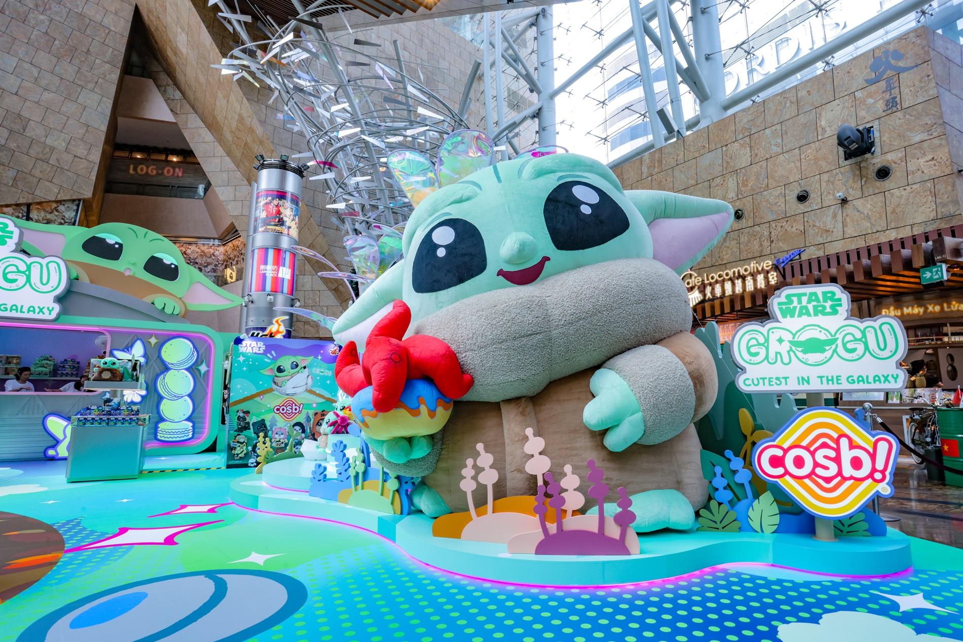 3米高巨型星戰萌系角色古古Grogu