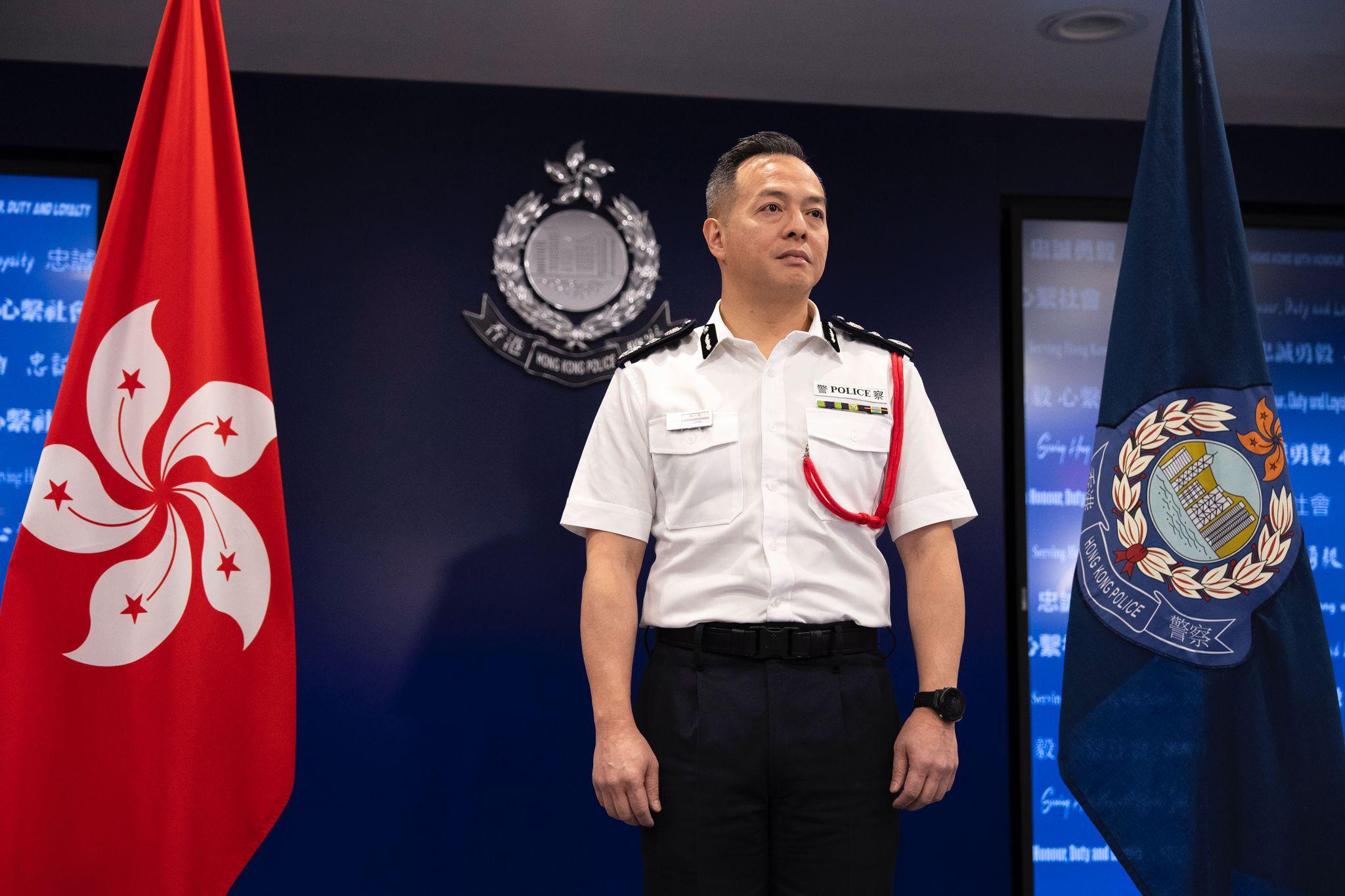 警務處長周一鳴在接受《警聲》訪問。(《警聲》提供)