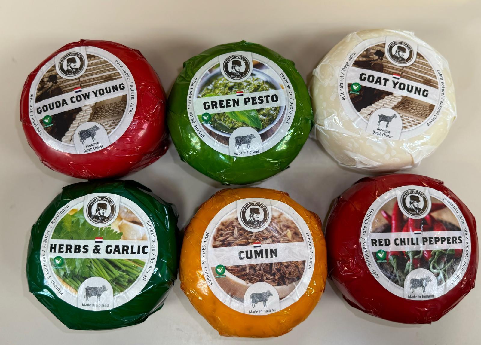 荷蘭芝士波波 有6款口味:原味、青松子、羊奶、香草香蒜、孜然、紅辣椒。原價$150/個,買4個可享9折優惠,即$540/4個。(Tristar Ind Ltd)