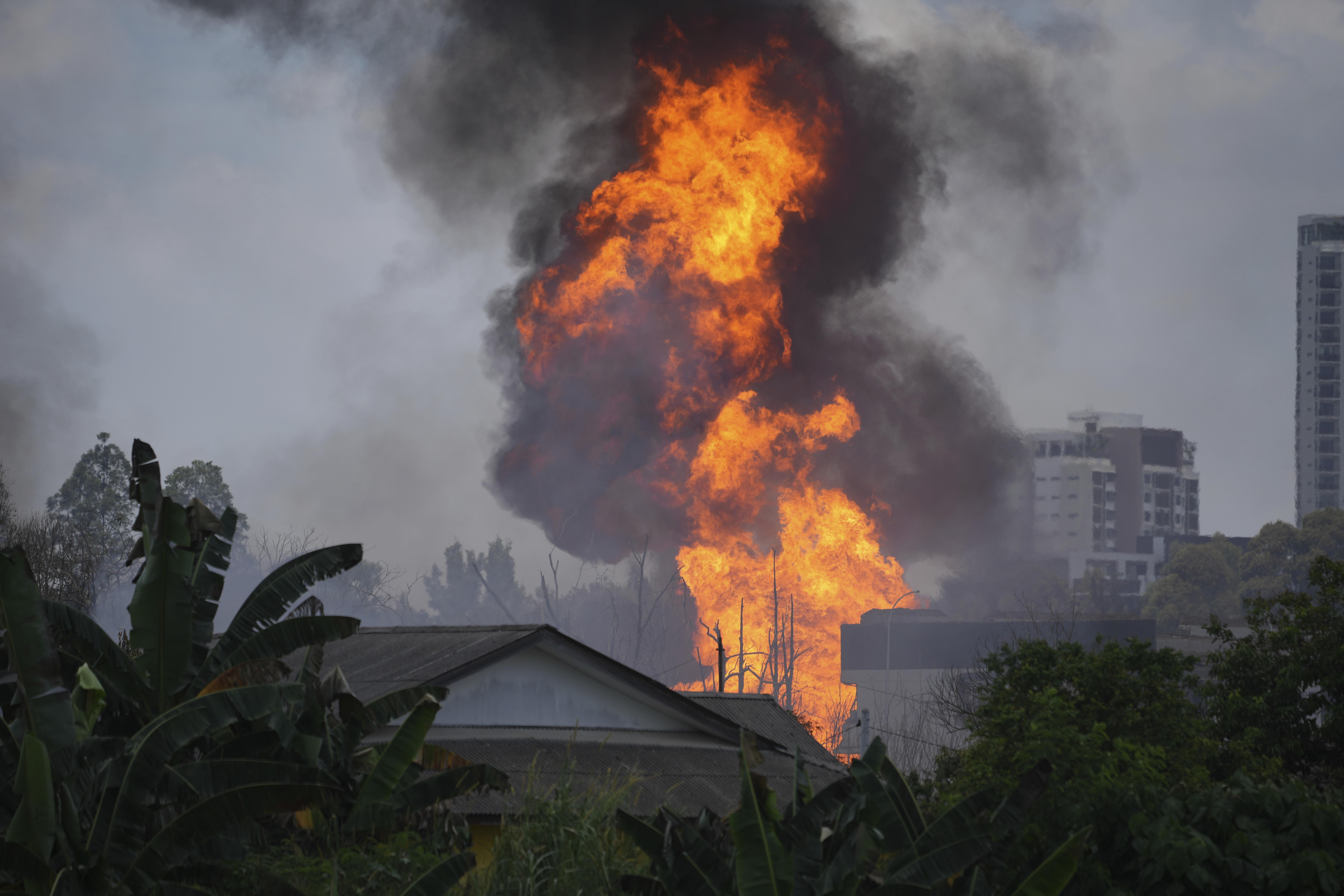 馬來西亞天然氣管爆炸