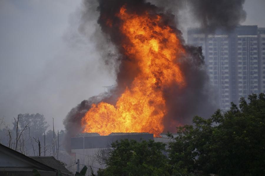 馬來西亞天然氣管爆炸