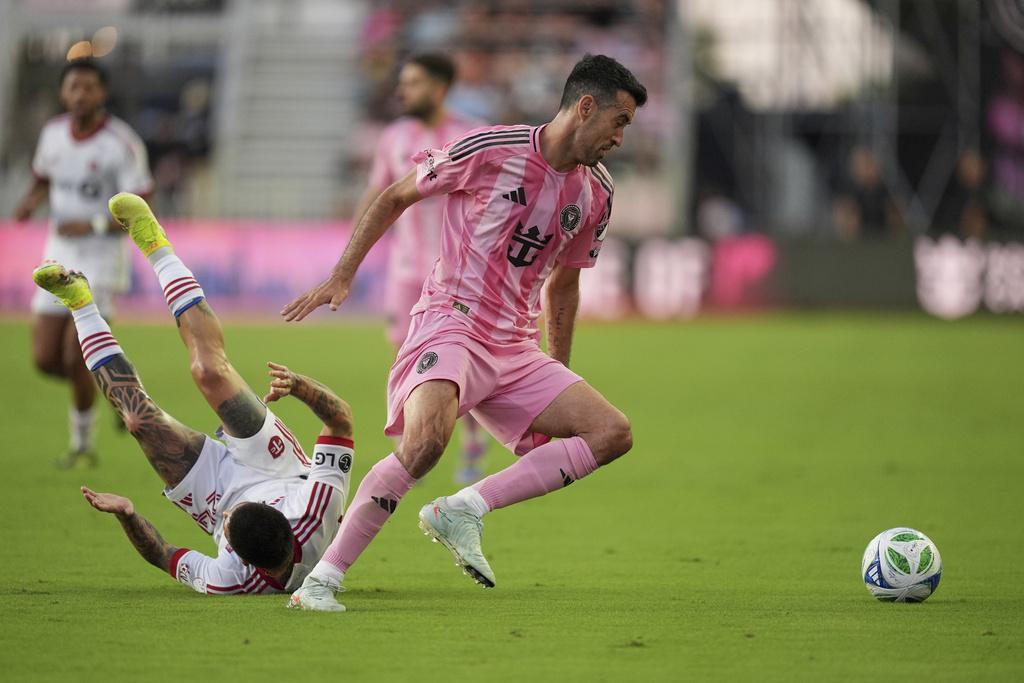 國際邁亞密1:1FC多倫多。(美聯社)