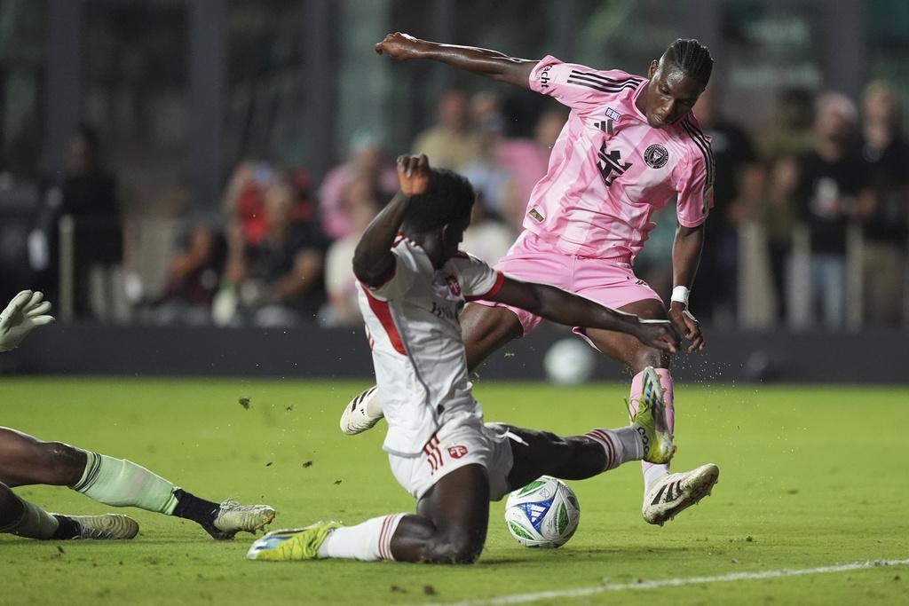 國際邁亞密1:1FC多倫多。(美聯社)