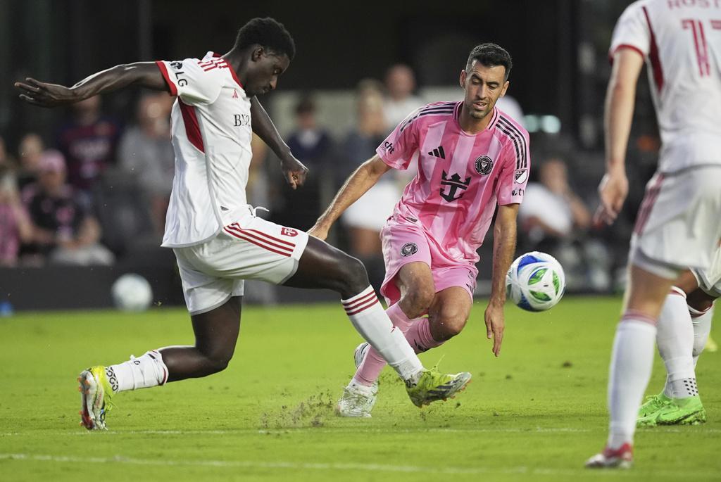 國際邁亞密1:1FC多倫多。(美聯社)