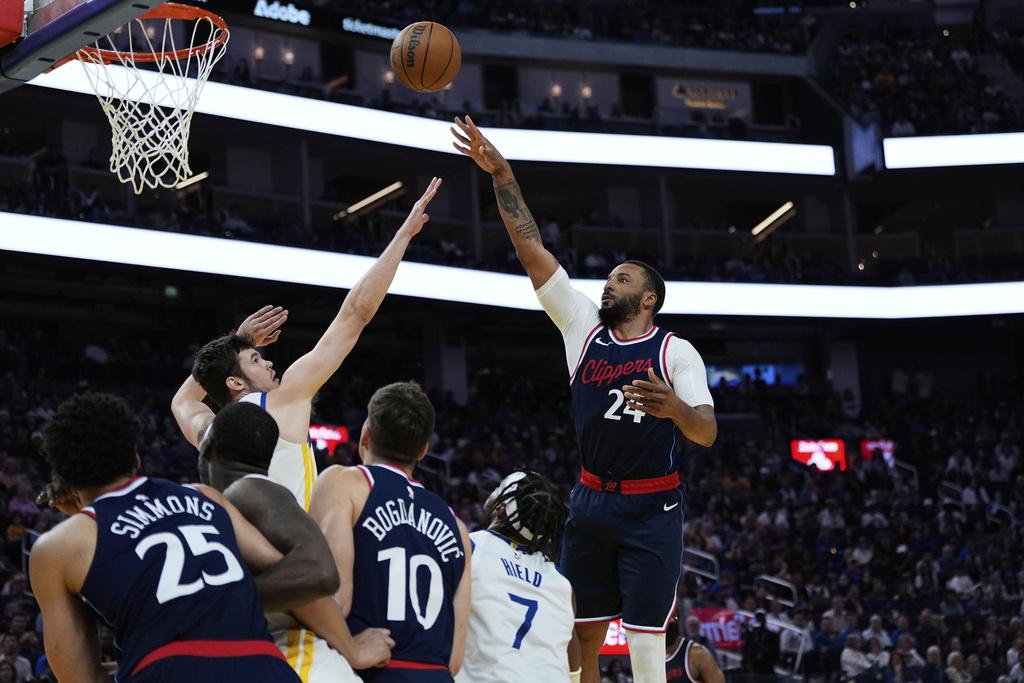 快艇124:119擊敗勇士。(美聯社)