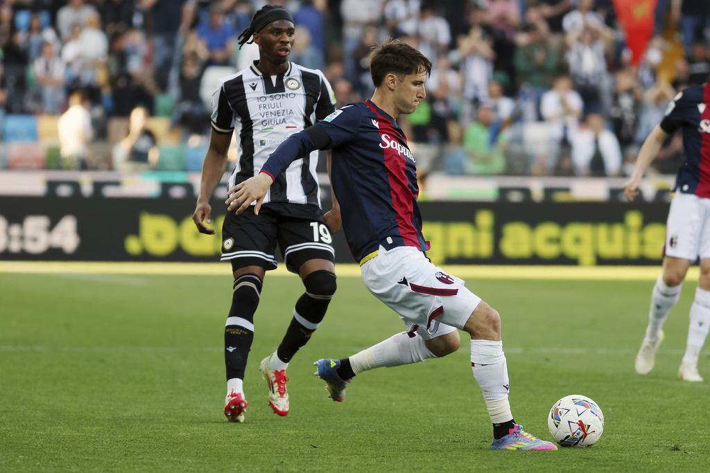 烏甸尼斯與博洛尼亞悶和0:0。(美聯社)