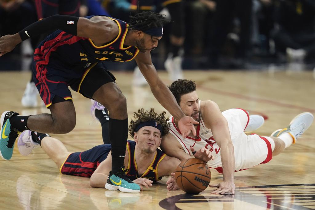 勇士109:106再贏火箭。(美聯社)