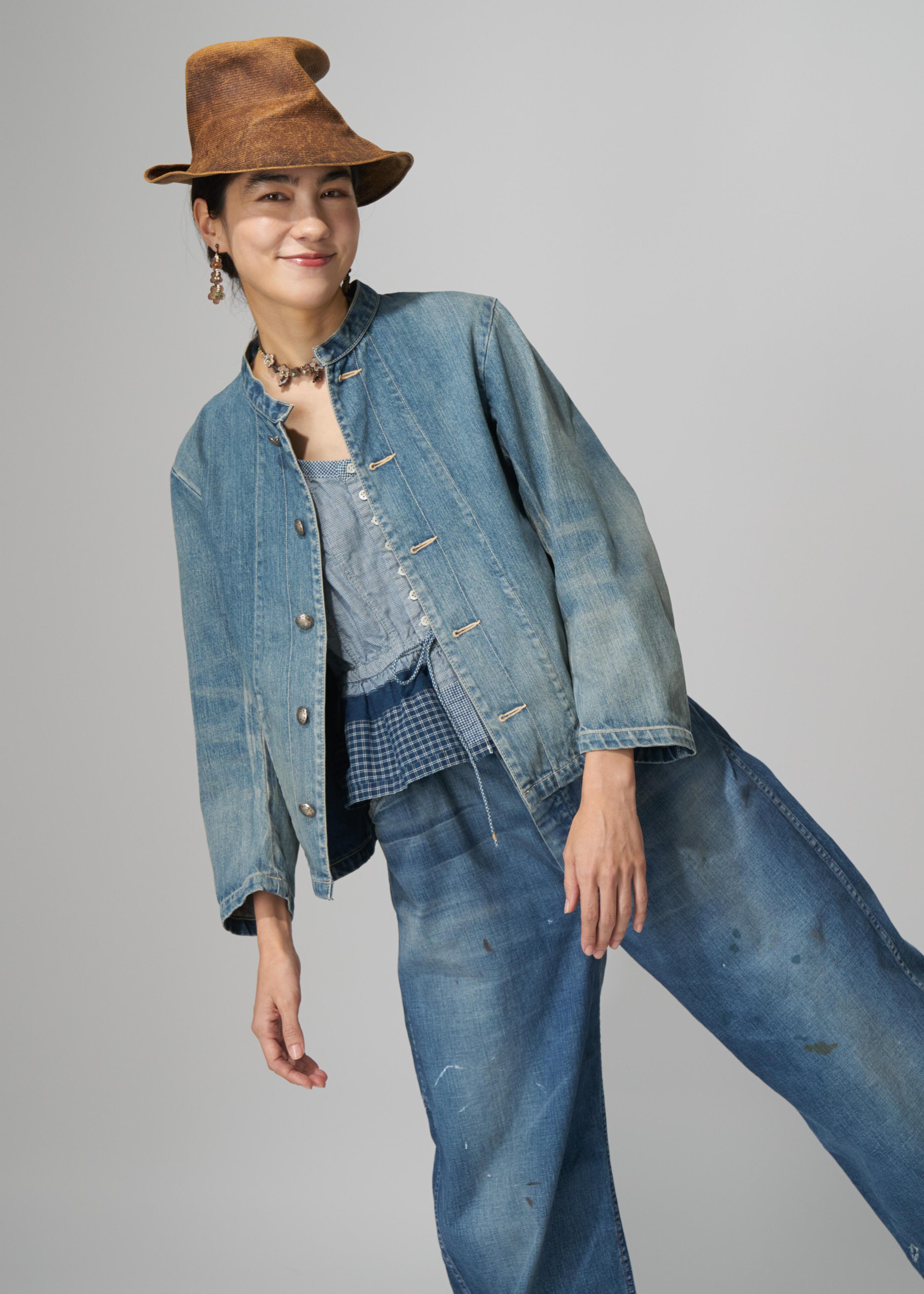 Rye Mugi Denim以柔軟紗線織成,為肌膚帶來極致舒適的穿著體驗。