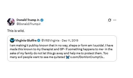 英國安德魯王子性侵案女事主朱弗雷