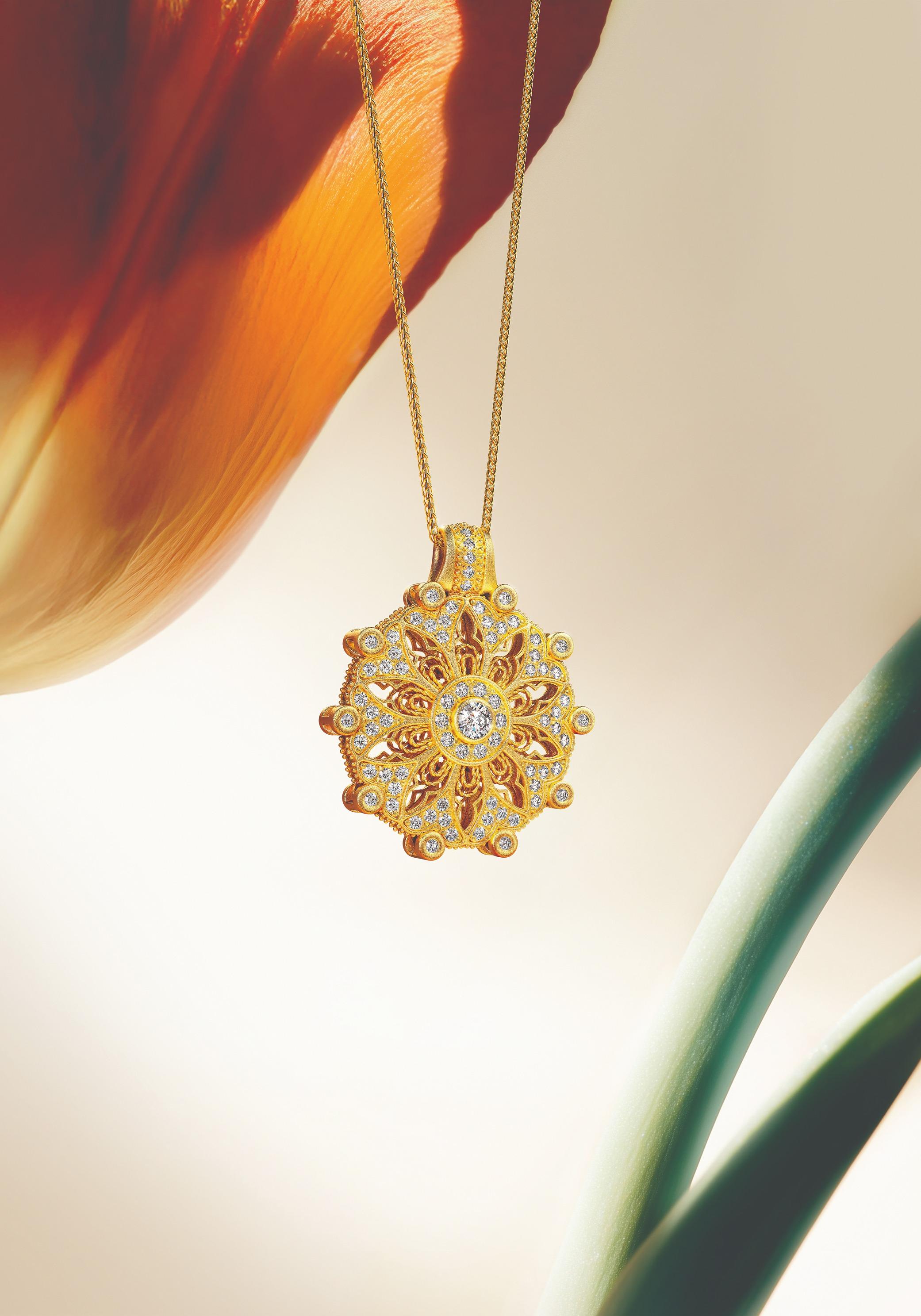 母親節禮物2025|周生生曼陀羅頸鍊