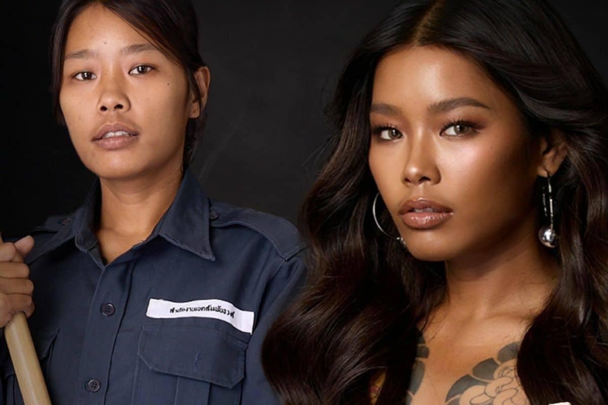 泰國清潔工Meen是單親媽媽,獨力撫養兩個孩子。