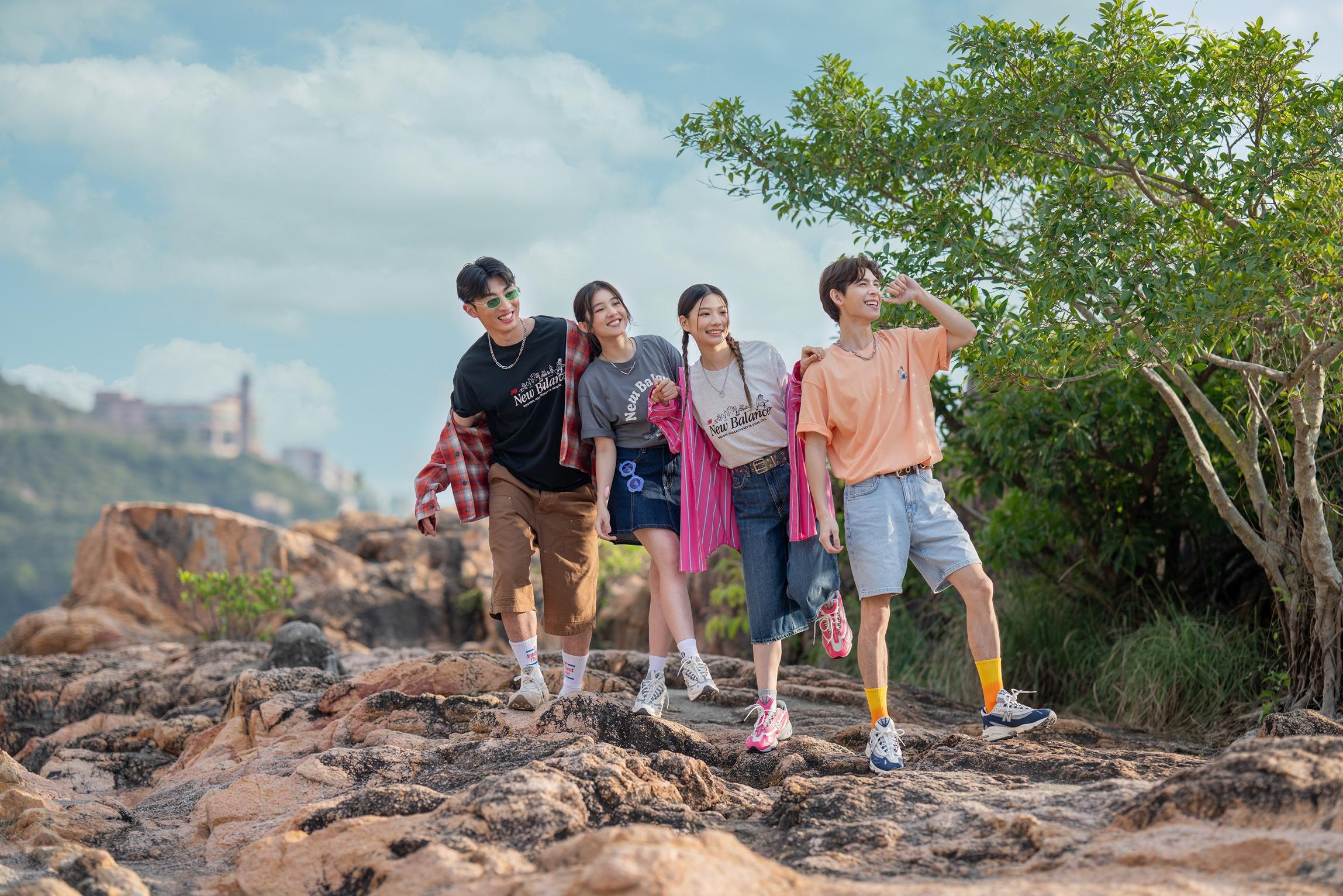 NB BOY服飾剪裁寬鬆,可穿出多層次穿法。