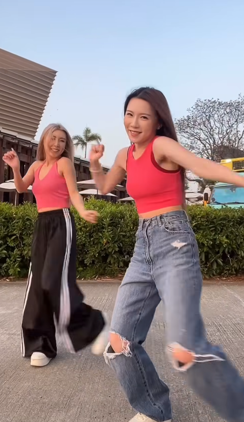 網民在王子涵的跳舞po留言攻擊。