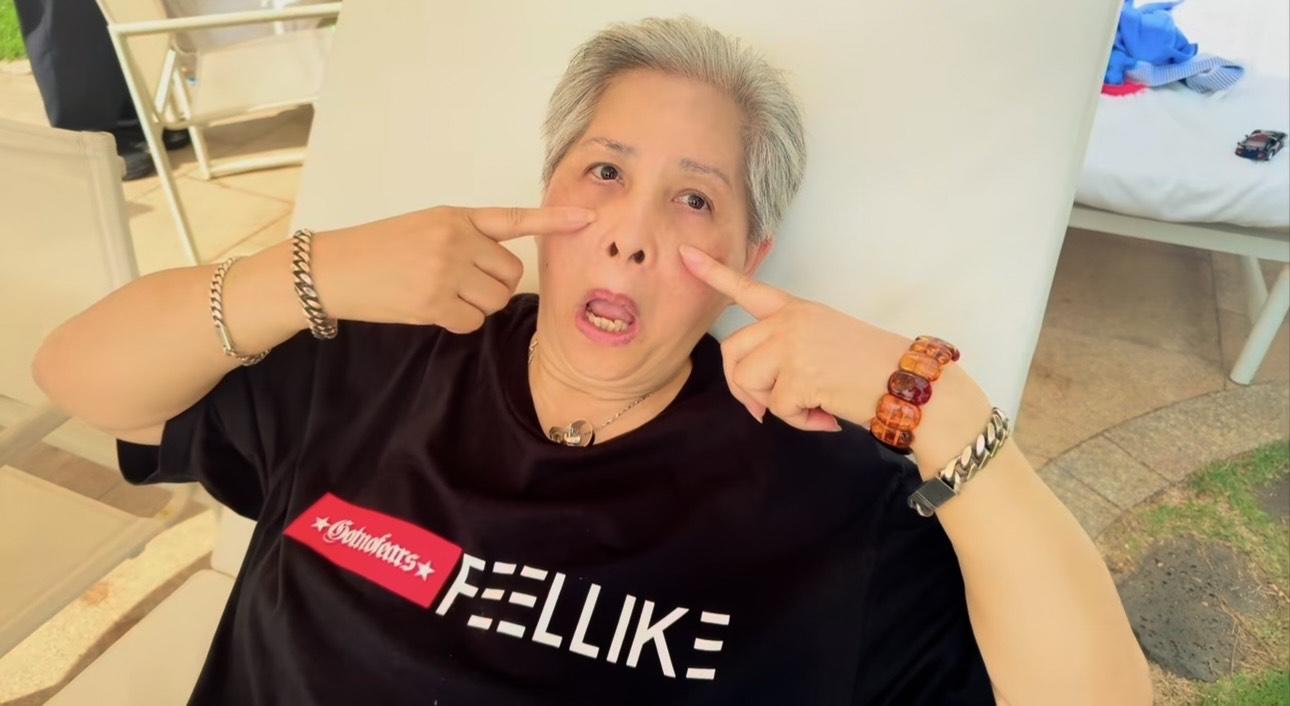 小豬日前在社交網親自公開媽媽患上阿茲海默症 。