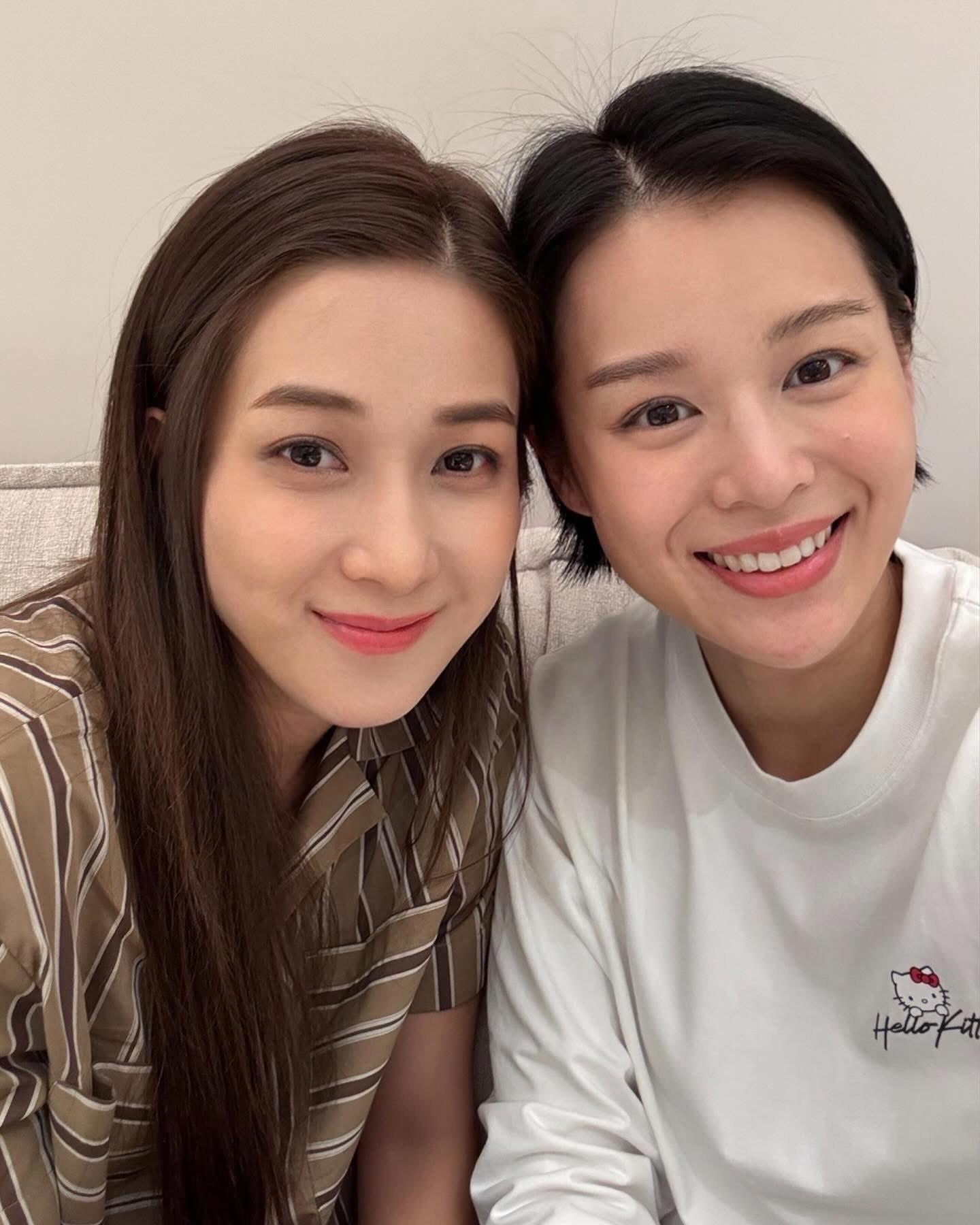 胡杏兒帶3子與鍾嘉欣聚會獨欠老公李乘德。