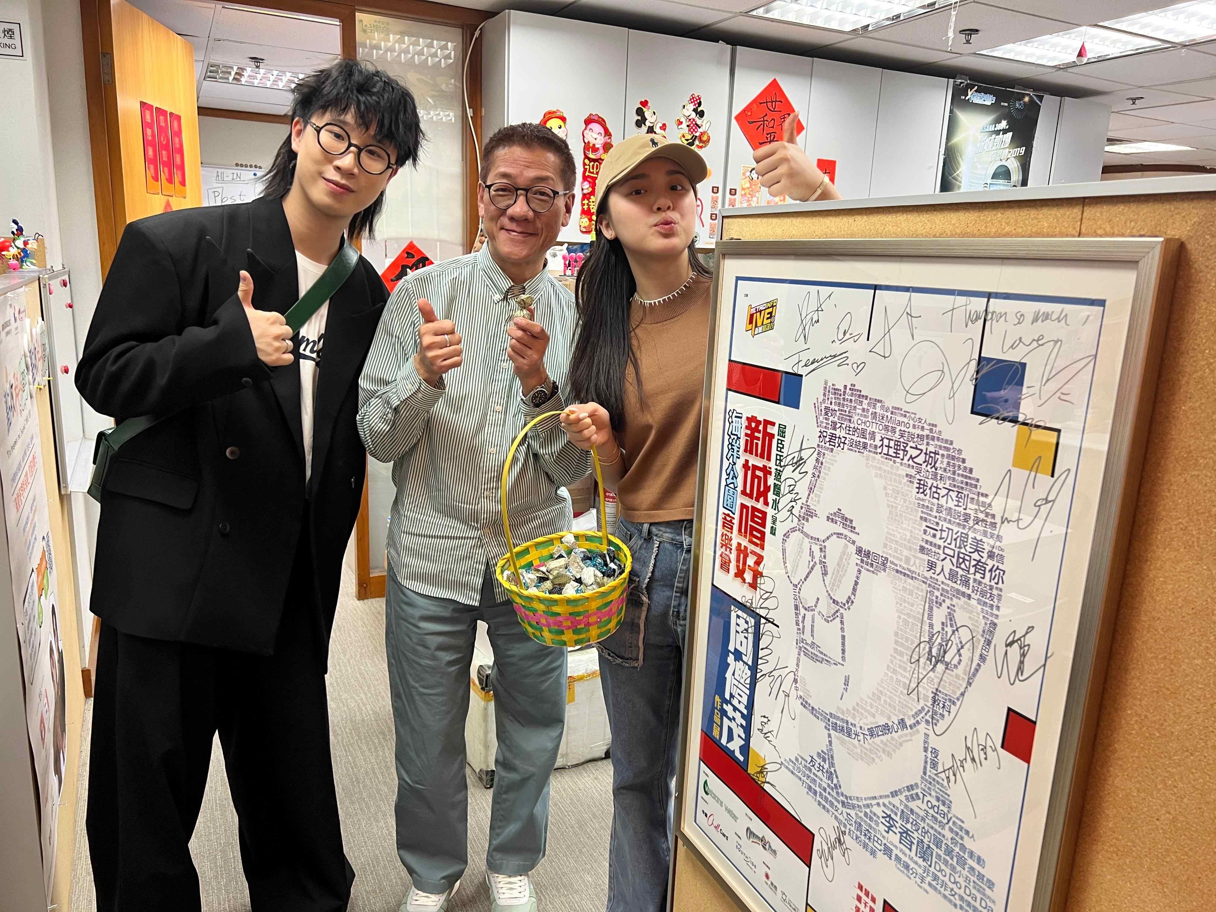 周禮茂向來十分欣賞林智樂,並表示有留意對方的新歌《發夢的練習曲》。