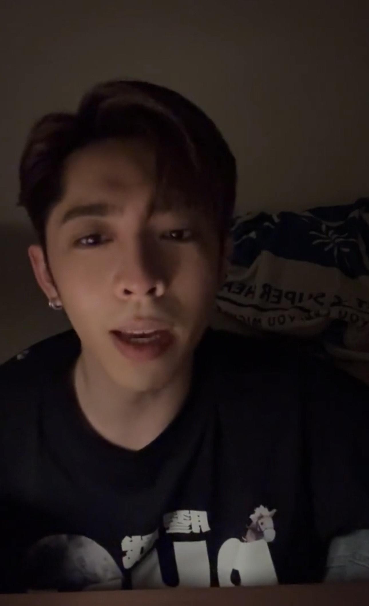 Edan 昨晚完騷後開直播,與爵屎分享近半年的心情。