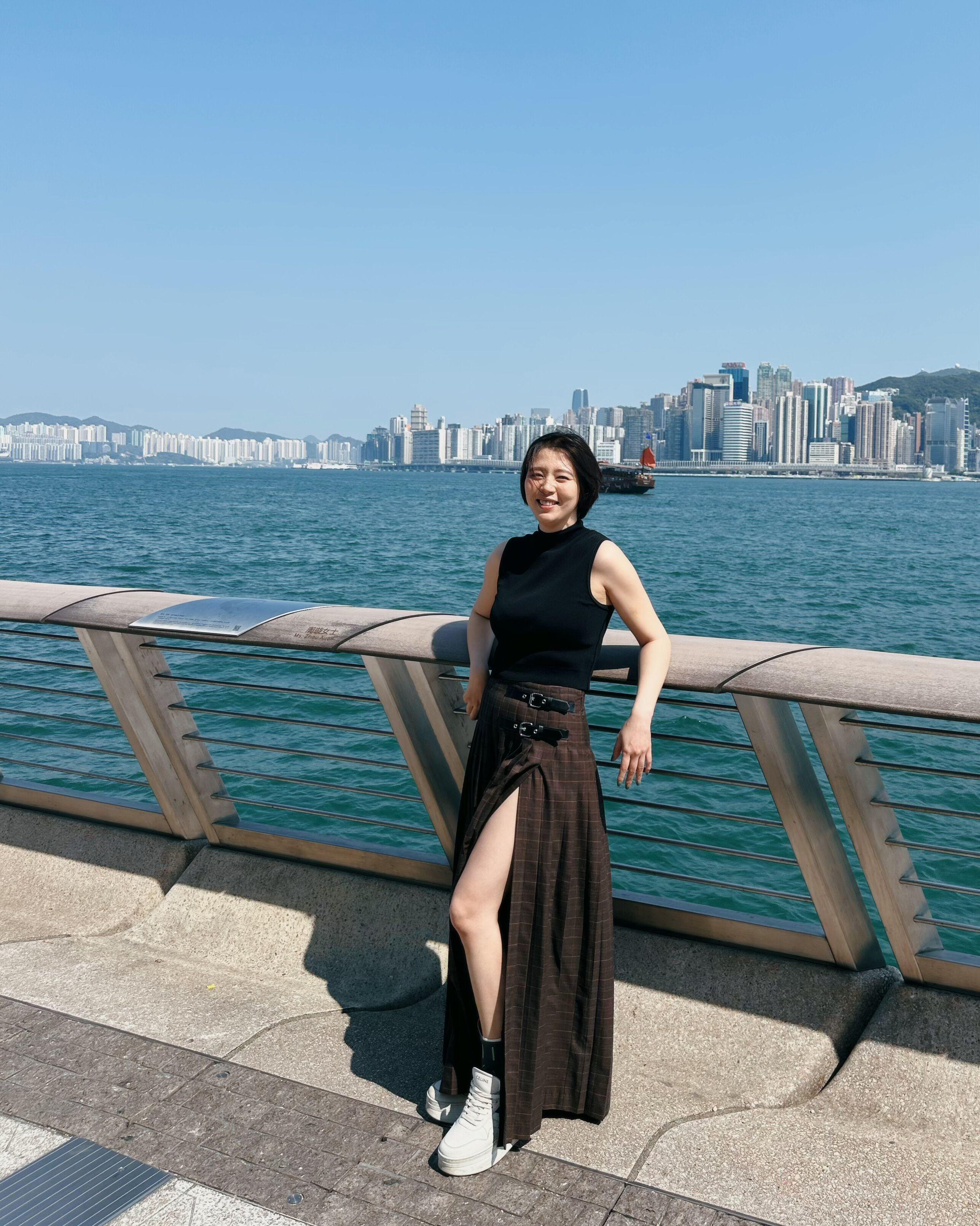 劉品言上月來港了答謝香港觀眾對電影的厚愛。