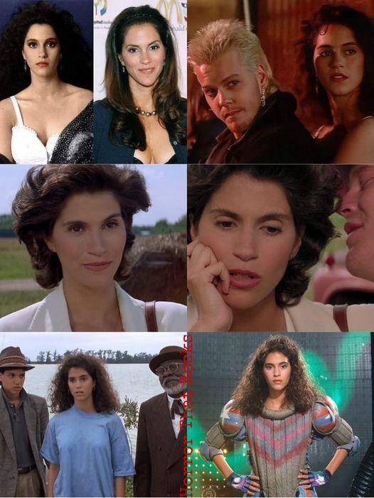 Jami Gertz八、九十年代時,在銀幕上的風采。