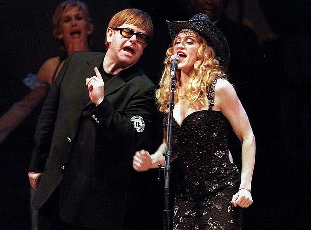 麥當娜與Elton John,終於可以在台上合唱。