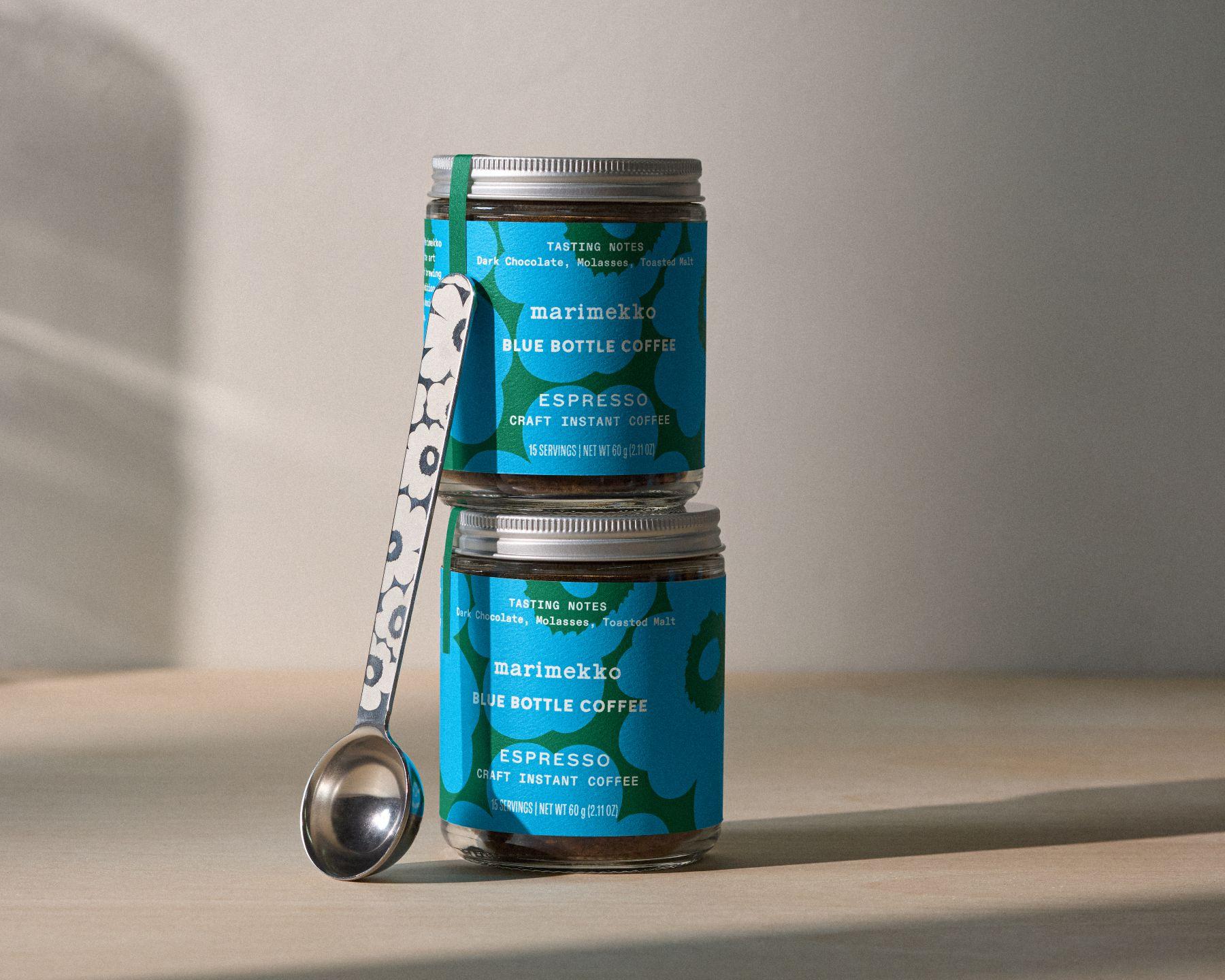 Marimekko X Blue Bottle Coffee Craft Instant Espresso Jar 60克罐裝 $298、咖啡匙$138