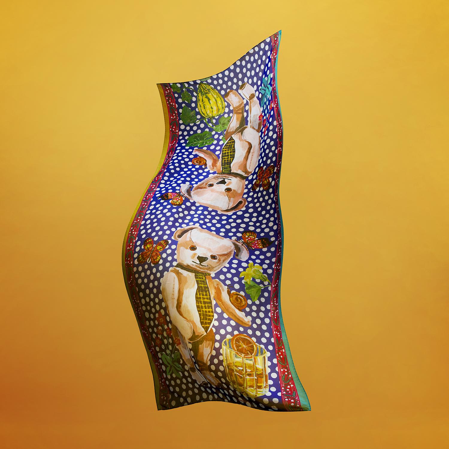 COCKTAIL X NATHALIE LÉTÉ EXCLUSIVE SCARF $2995 (2折後$599)