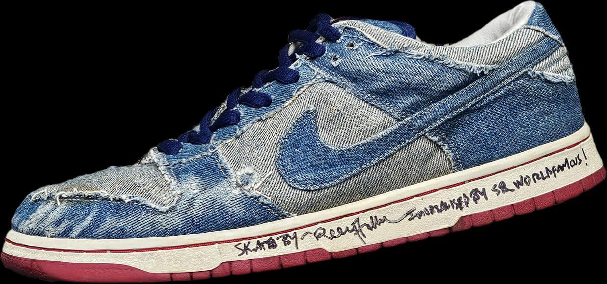 NIKE DUNK LOW PRO SB “REESE DENIM” SKATED BY REESE FORBES