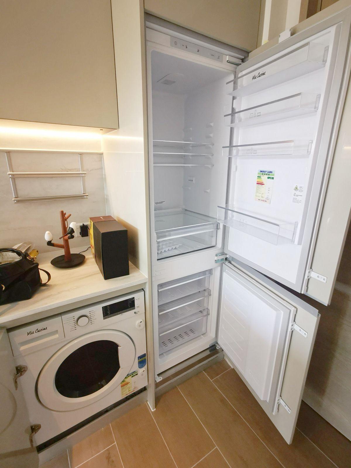 單位附有發展商提供的電器,仍十分新淨。(代理提供)