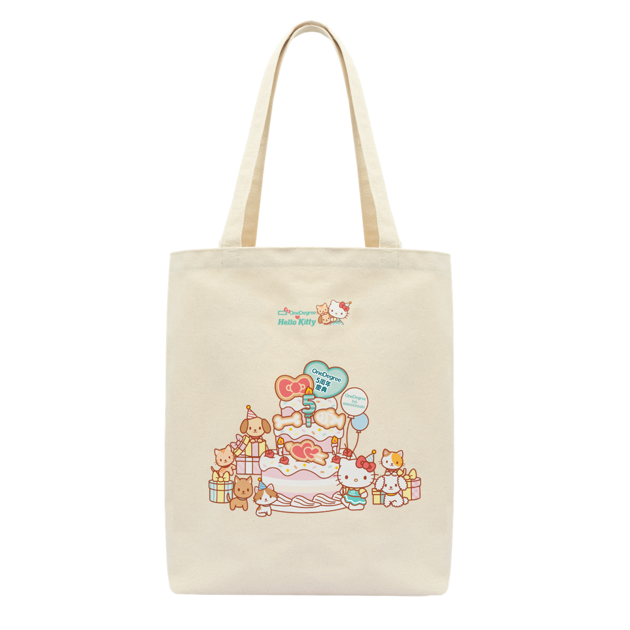 OneDegree X Hello Kitty 獨家手提袋於5月7日前完成e印花有獎遊戲,並於活動現場免費換領