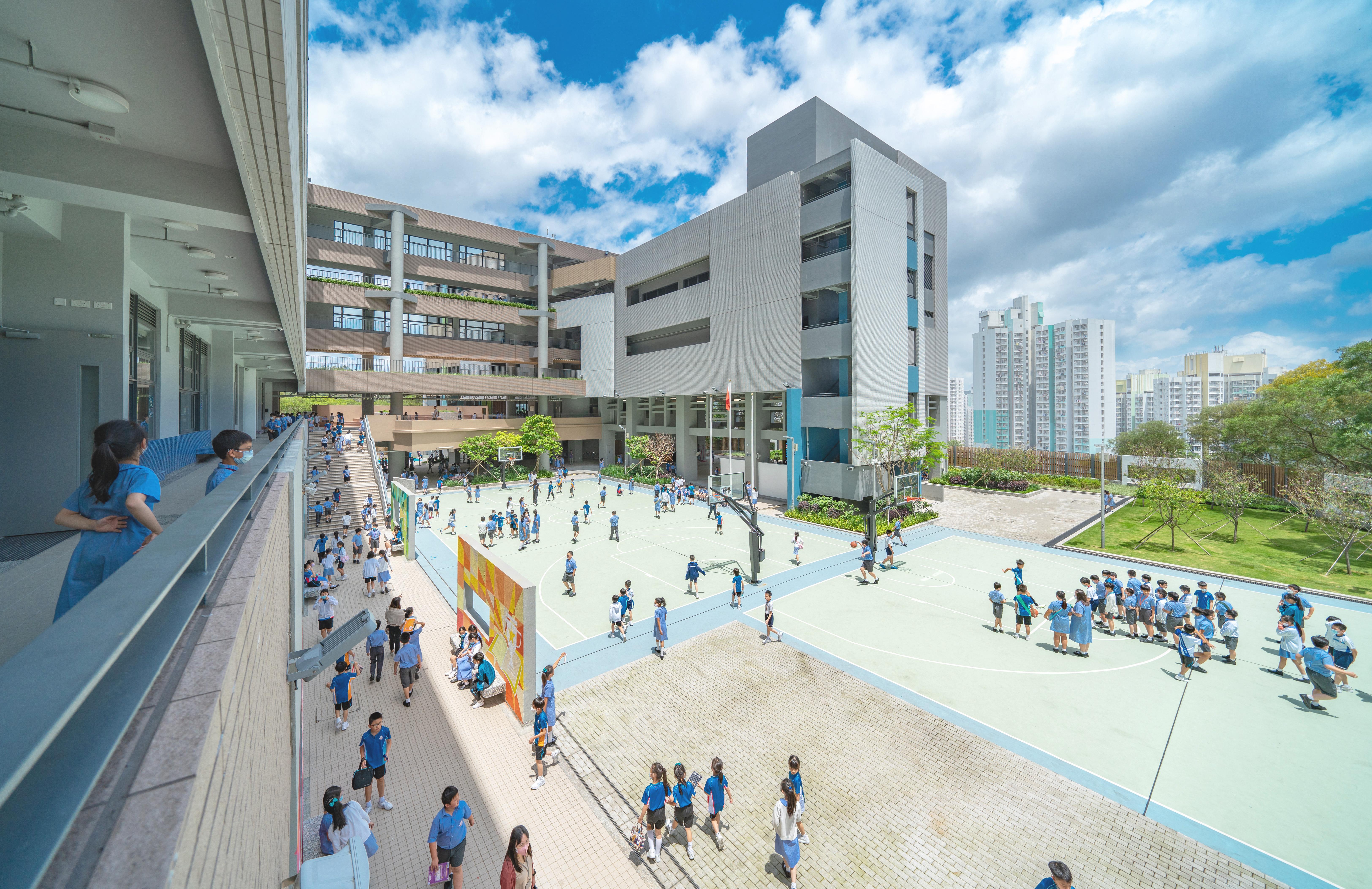 當局指為應對學齡人口結構性下跌,政府未來的校舍分配會以重置為主。(教育局圖片)