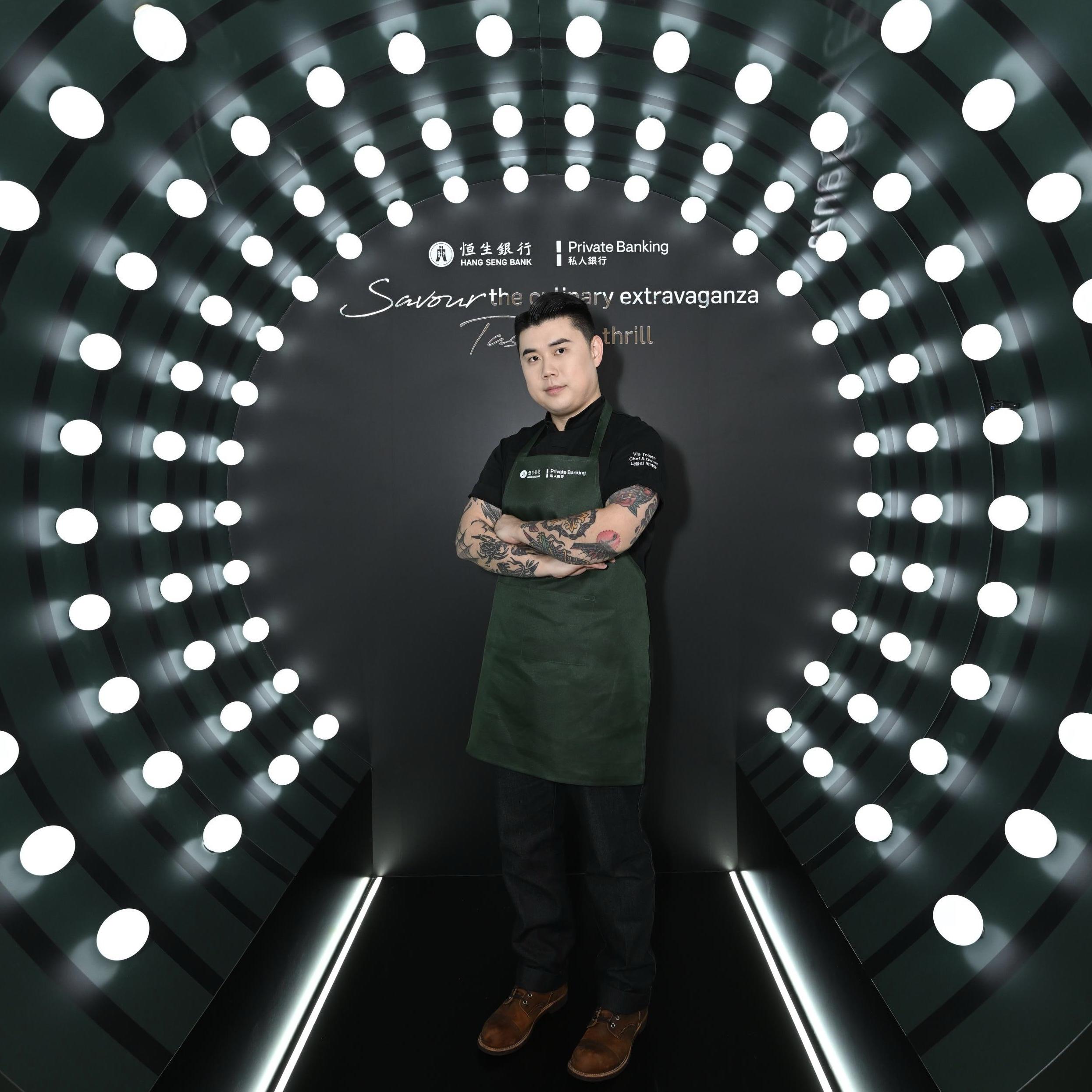 《黑白大廚》冠軍權聖晙來港出席活動。