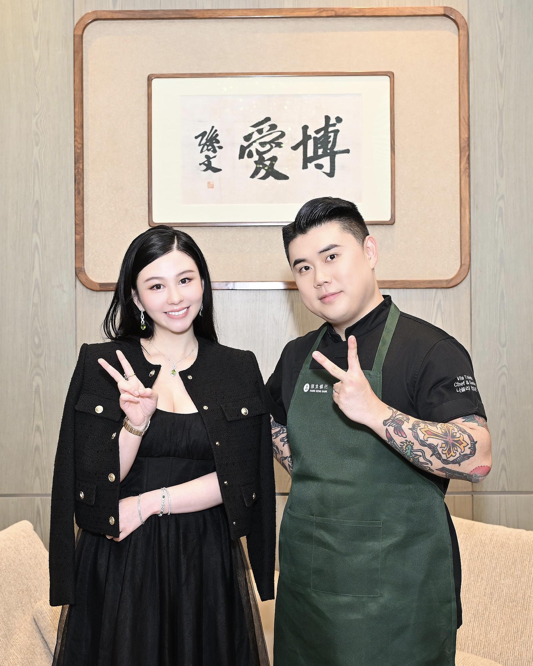 沈月自言是《黑白大廚》忠實擁躉。