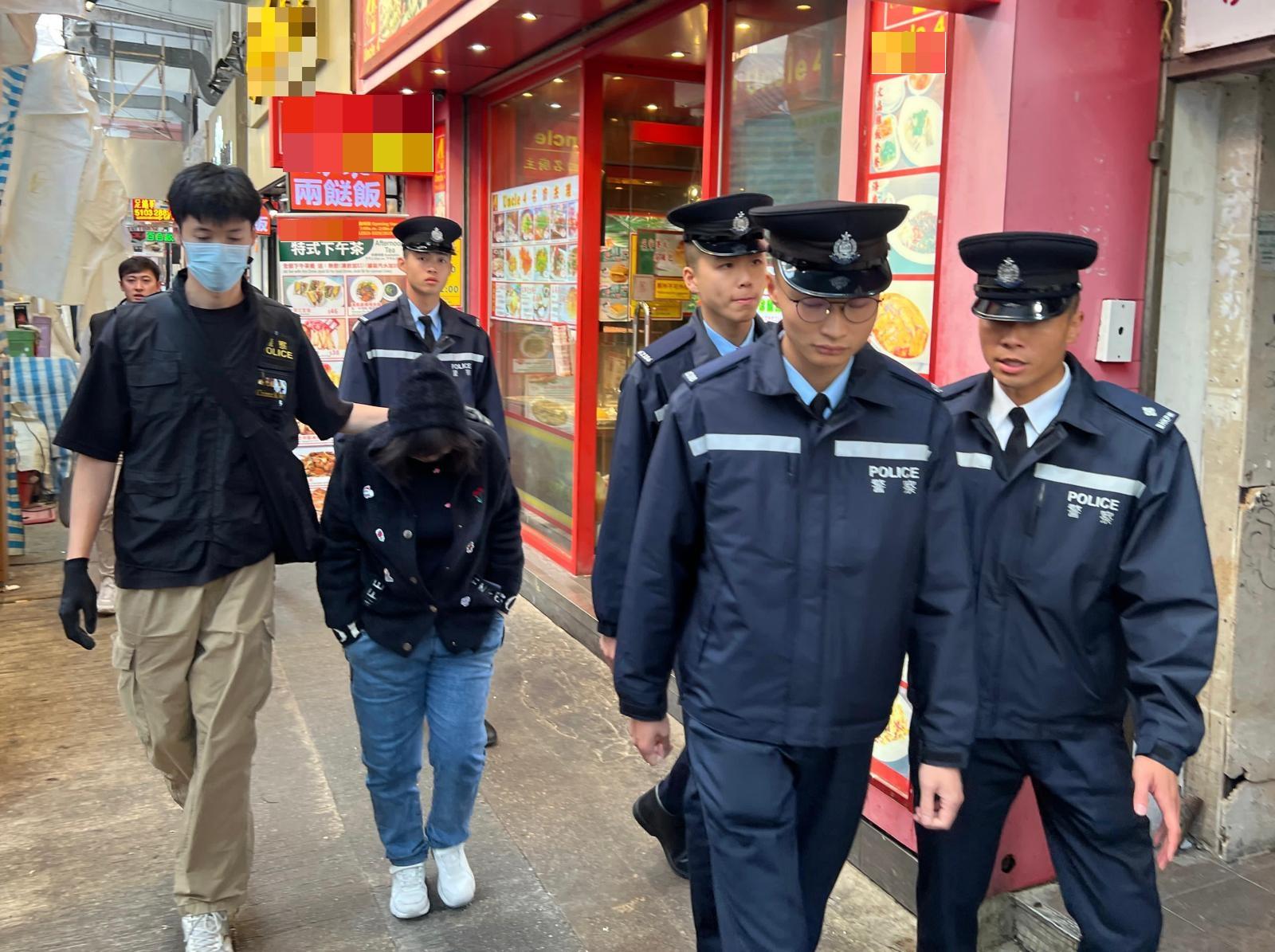 圖為被捕人。(警方圖片)