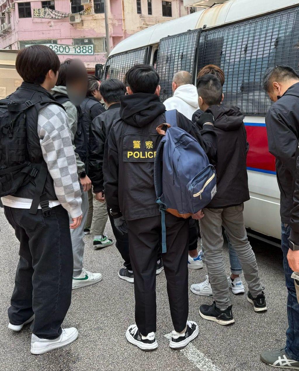 圖為被捕人。(警方圖片)