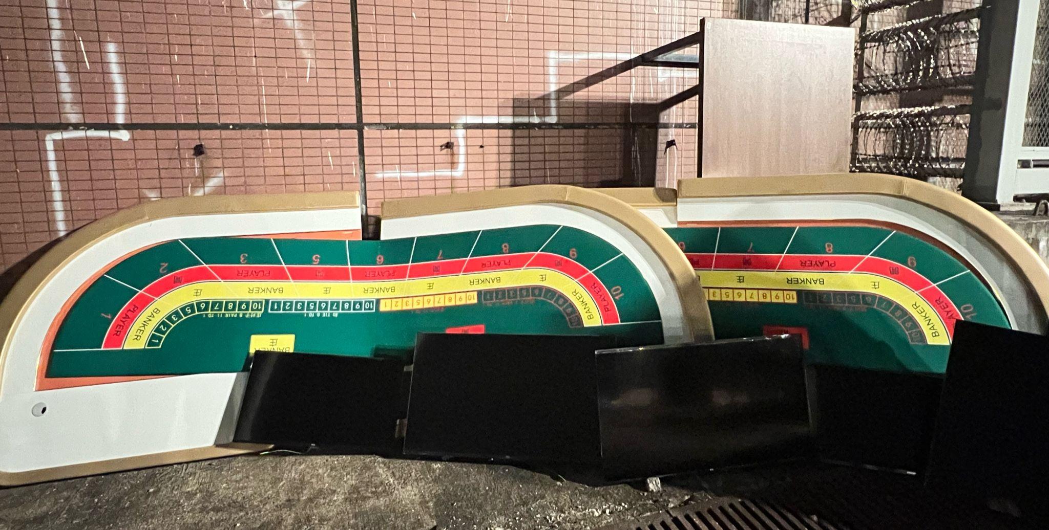 行動中檢獲的證物。(警方圖片)