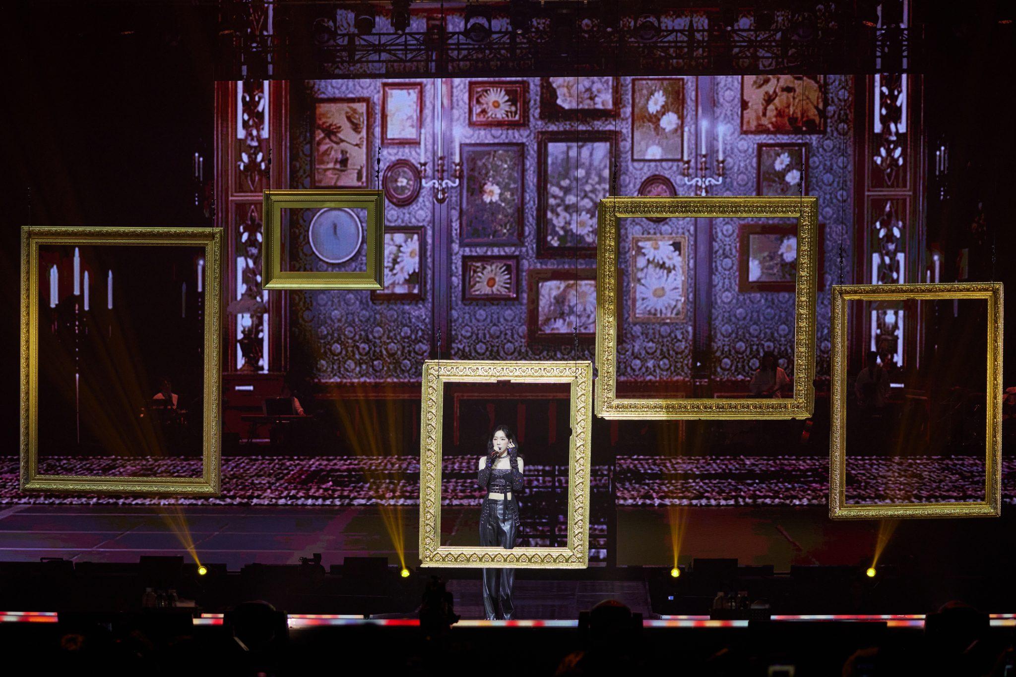 太妍演唱會實況。(網上圖片)