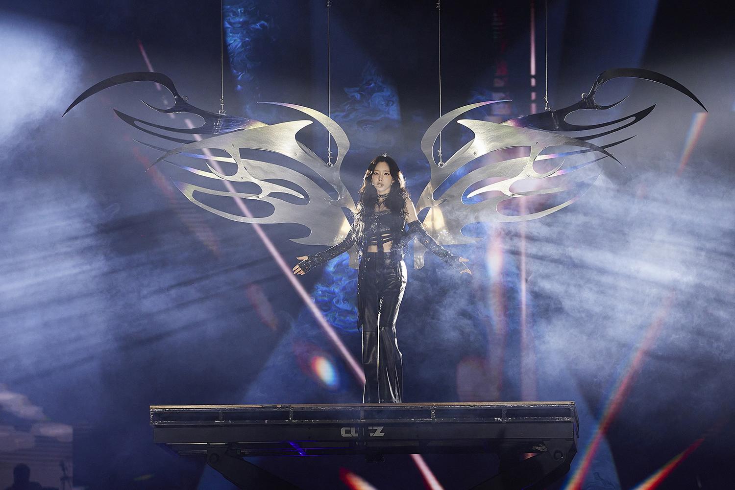 太妍演唱會實況。(網上圖片)