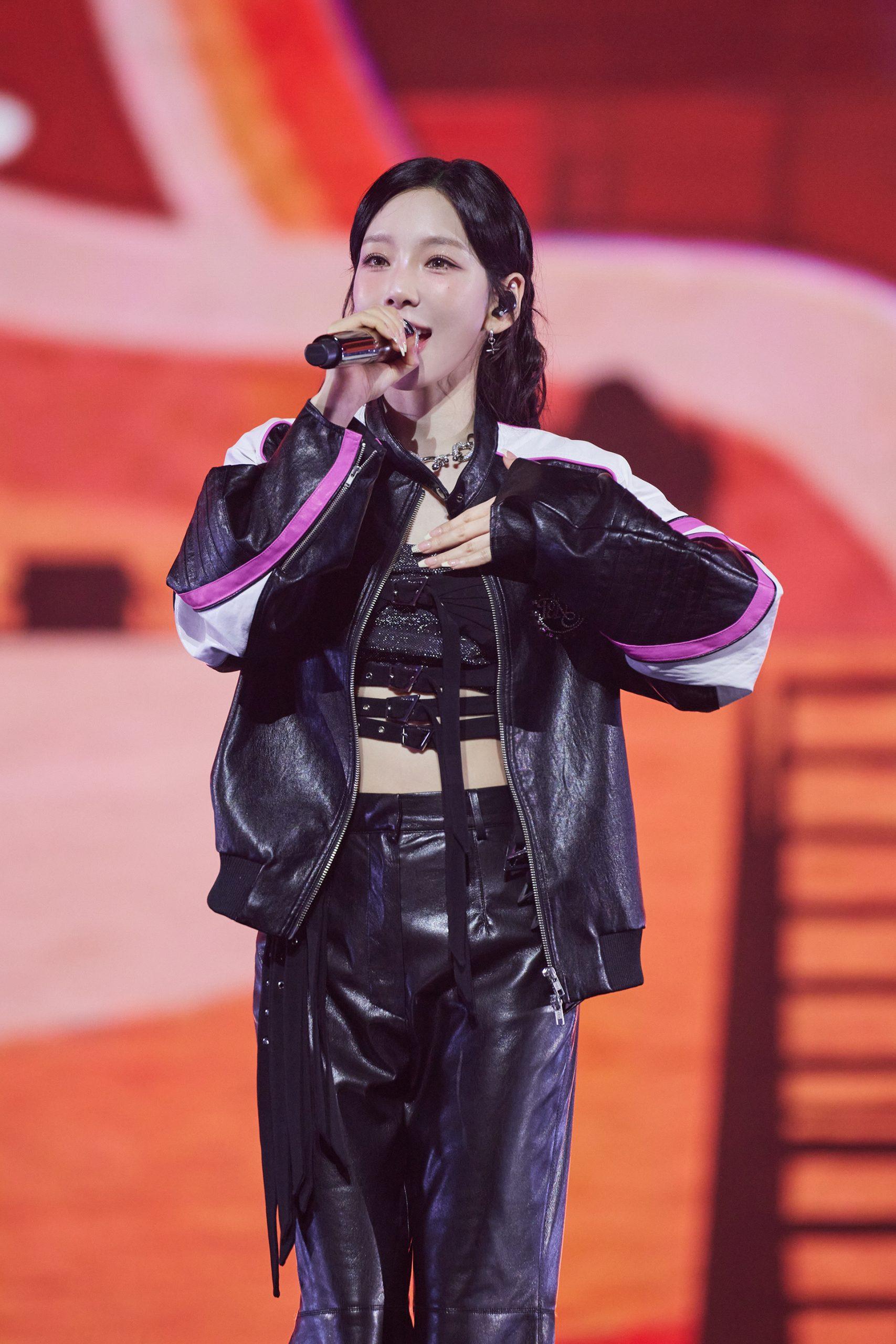 太妍演唱會實況。(網上圖片)