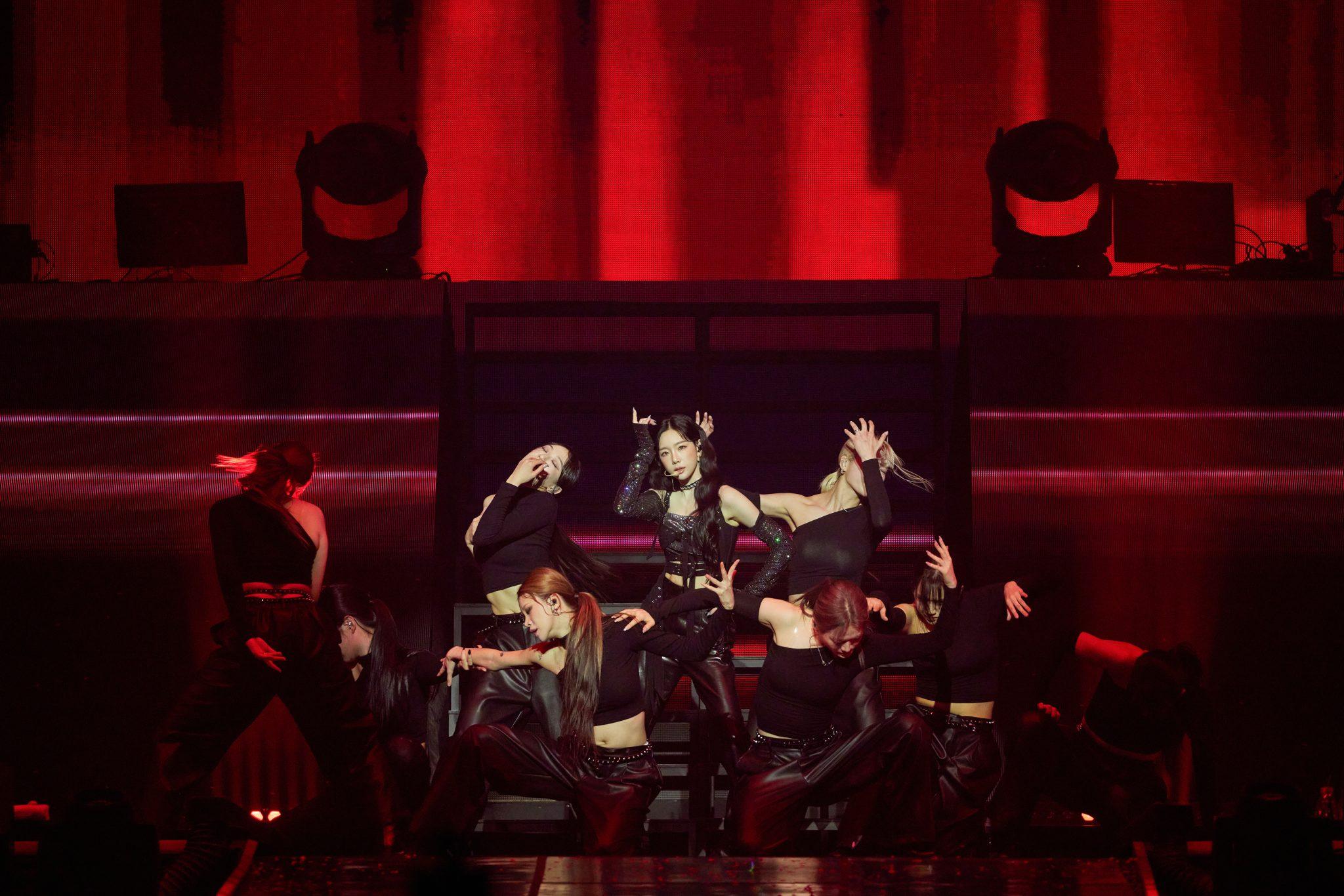 太妍演唱會實況。(網上圖片)