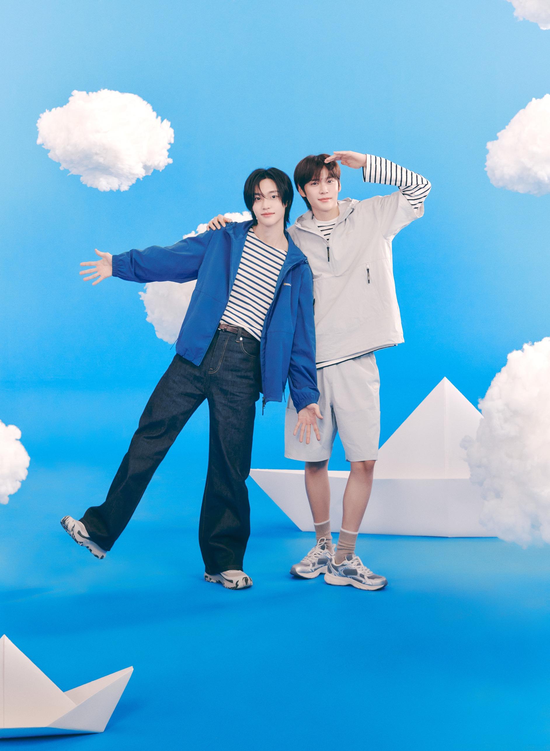 韓國人氣男團RIIZE穿上ADELIE系列,展現輕盈舒適的風格。