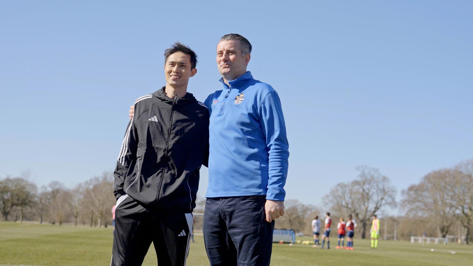 前愛爾蘭國腳及葉士域治前陣阿倫李爾(Alan Lee)現為一間學校足球部總監。(公關圖片)