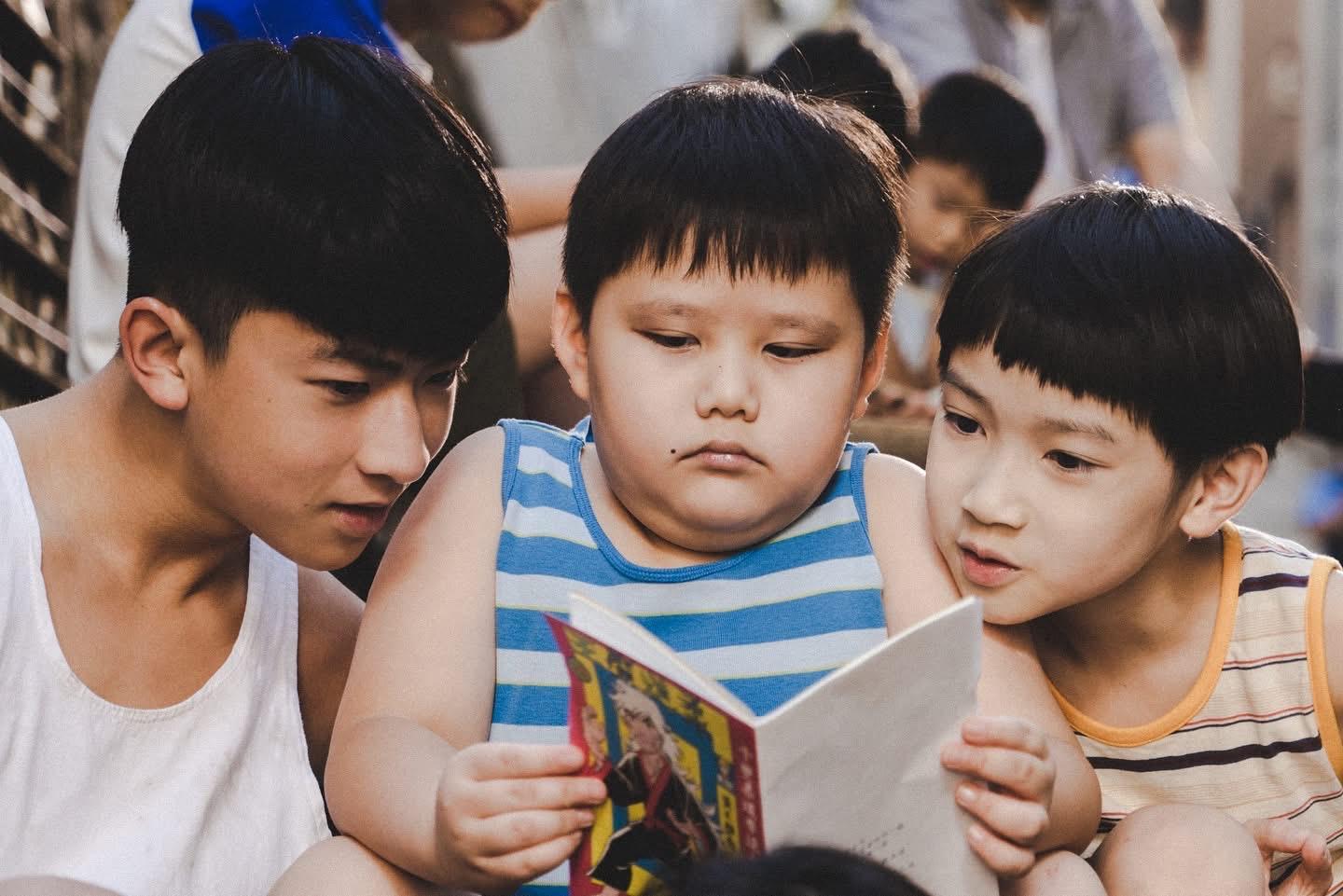 《三命》裡的童年版胡子彤、肥腸和蘇家樂(左至右)。