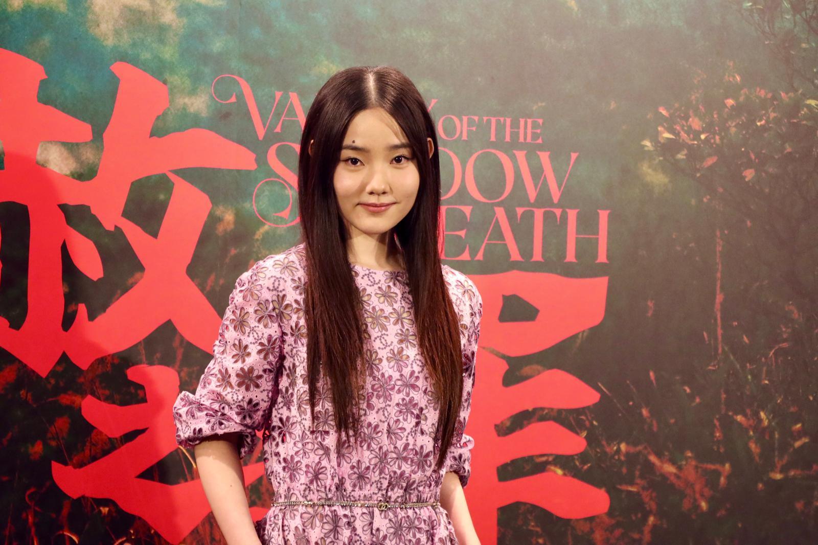 陳書昕出席《不赦之罪》首映。(娛樂組攝)