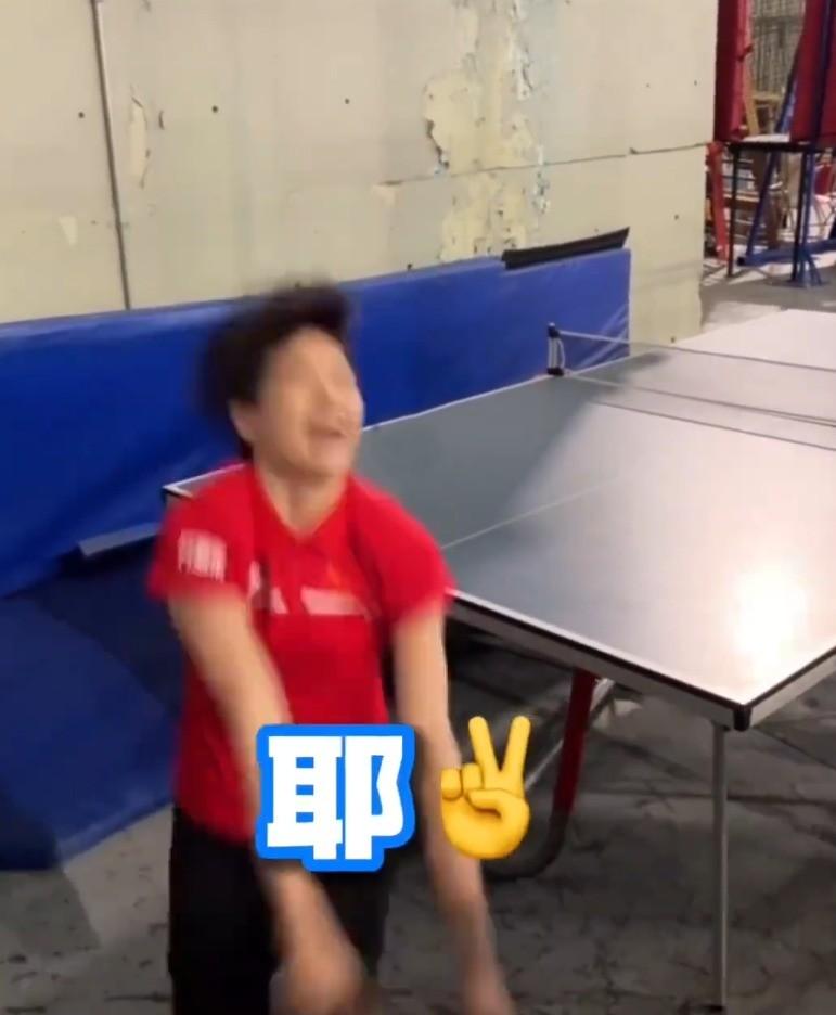 全紅嬋得分後十分興奮。(影片截圖)